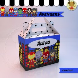 Avengers  - Caja Golosinas  "Feliz"